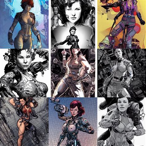 hardmesh retro futurist post - young evangeline lilly, | Stable Diffusion