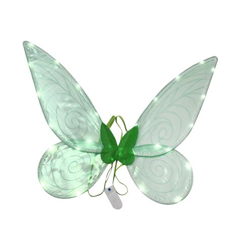 Buy Fairy Wings for Girls Adults Light Up Butterfly Wings Sparkly LED ...