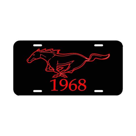 Buy Personalized Pony License Plate - Car Decal - Mustang Sign, Classic ...