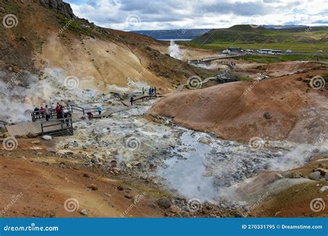 Seltun Geothermal Area In Krysuvik, Reykjanes Peninsula, Iceland ...