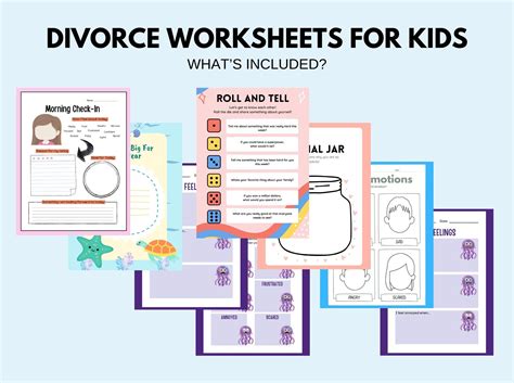 Divorce worksheets – Artofit