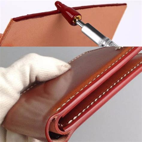 Edge Dye Pen - Stainless Steel Sandalwood Handle Top Roller Oil Leather ...
