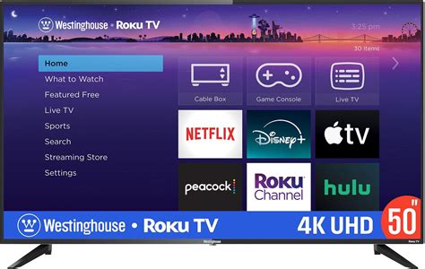 Amazon.com: Roku Smart TV – 50-Inch Select Series 4K HDR RokuTV with ...