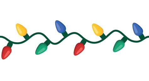 Christmas Lights Clip Art Vector Art, Icons, and Graphics for Free Download