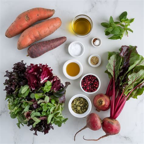 Rainbow Harvest Salad with Maple-Tahini Dressing Recipe | Big Beautiful ...