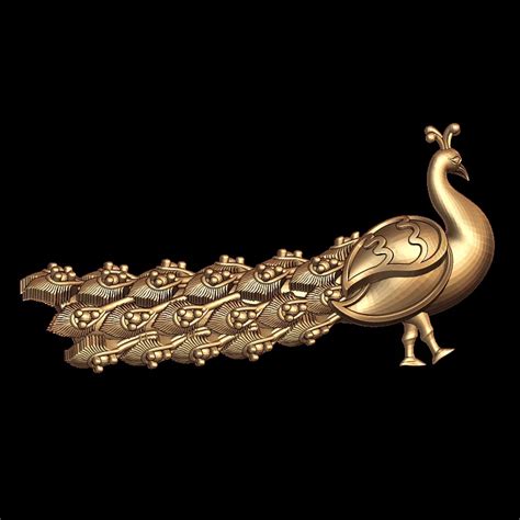 Peacock 3D Model | STL