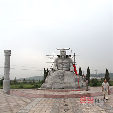 邯郸白沙神农雕塑-石材雕塑工程实例-曲阳县艺谷园林雕塑有限公司