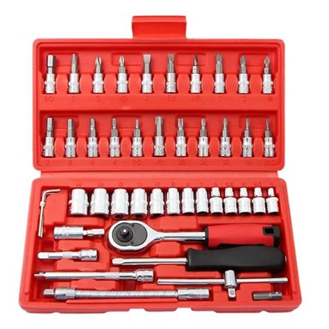 Mabron 46PC Hand Tool Sets Car Repair Tool Kit Set Workshop Mechanical ...