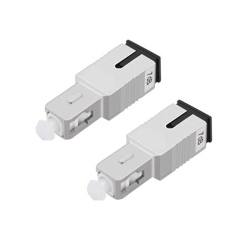 FLYPROFiber- SC Attenuator 7dB, SC/UPC Single Mode Fixed Fiber Optic ...