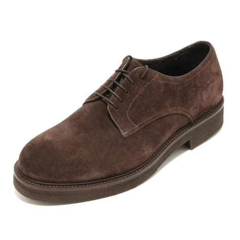 2140G scarpa marrone CARACCIOLO 1971 DERBY uomo shoes men