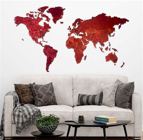 Large Map Wall Art at Hayden Brandt blog