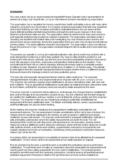 IG1-OBE-QP-2 - Examining Contractor Management and Safety Review ...