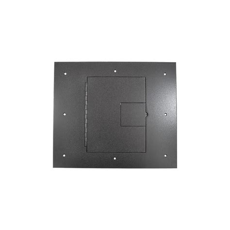 FSR FL-540P-BLK-C Raised Access Floor Box Cover, Hinged Lid, Black ...