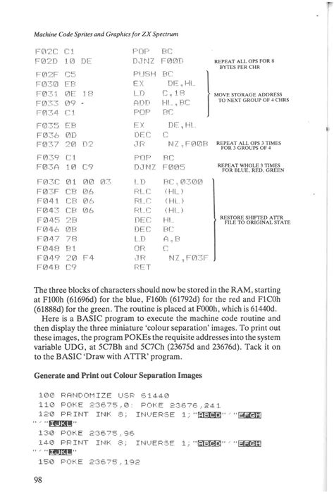 ZX Spectrum Machine Code 的图像结果