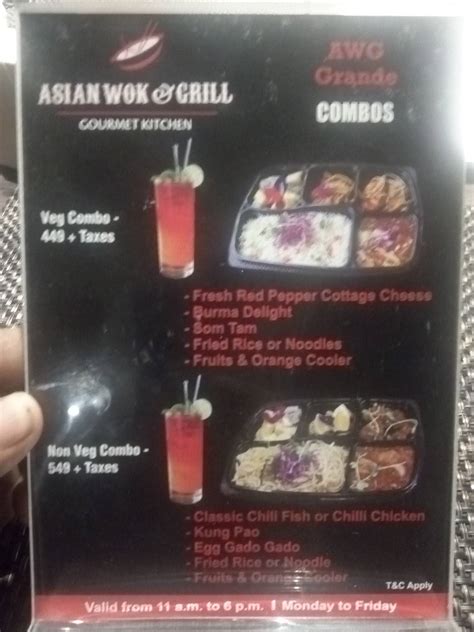 Menu at ASIAN WOK & GRILL Multi Cuisine Restaurant in nashik Asian Food ...