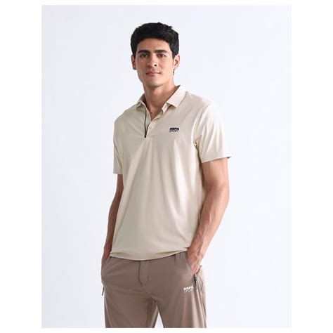 Buy U.S. POLO ASSN. Active Sports Mens Solid Slim Fit Polo Shirt Online