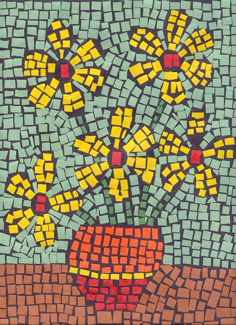 Mosaic Art Ideas With Paper at Inez Spaulding blog