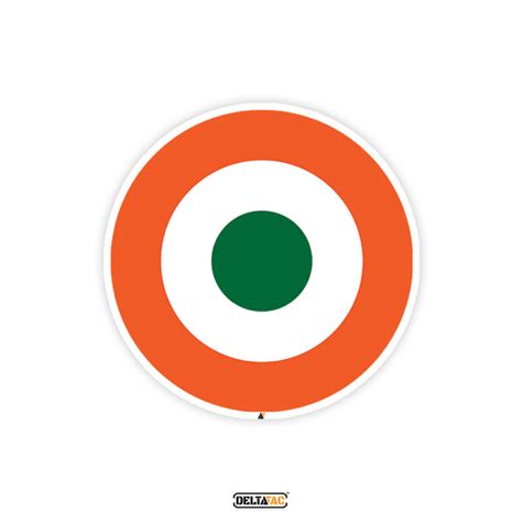 Buy Indian Air Force Roundel Flag Stickers Online - Deltatac – DeltaTac ...