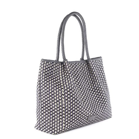 Calonge - Handwoven Moulinet Leather Shoulder Bag - Women