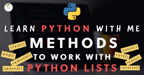 Image result for Python List Methods