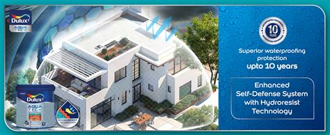 Dulux Aquatech Roof Waterproof with Solar Reflective Coating, Prevents ...