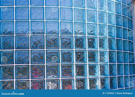 Glass Block Wall stock photo. Image of reflection, architecture - 1103902