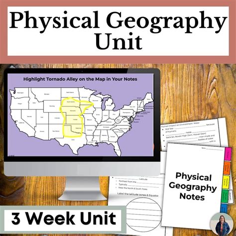 Physical Geography Unit with Guided Notes and Map Activities - SFSEteach