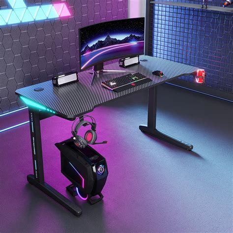 SAVYA HOME Multipurpose Engineered Wood Table Desk, DIY Desk with RGB ...