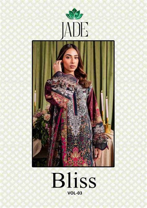 BLISS VOL-3 BY JADE 3001 TO 3008 SERIES BEAUTIFUL FESTIVE SUITS ...
