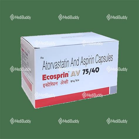 Ecosprin AV 75/40 Capsule: Price, Uses, Side Effects & How to Use ...