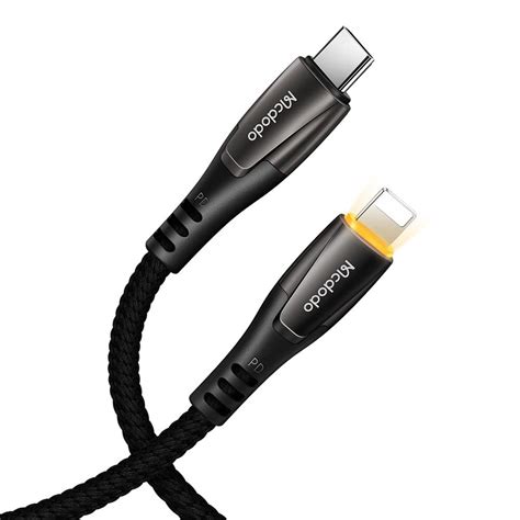 [ Type C to Phone 14 Pro Max ] Mcdodo Power Off/On LED Smart Auto ...