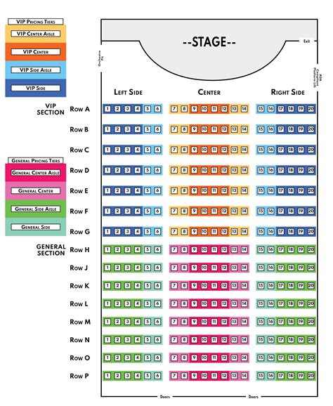 Seating Chart — The Little Theatre of Manchester