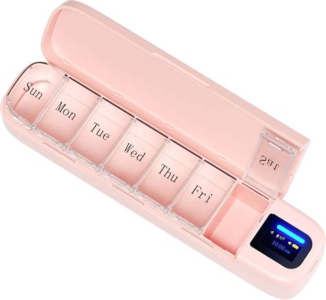 Amazon.com: Pill Reminder, Smart Weekly Pill Organizer with Alarm ...
