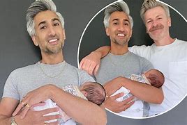 Image result for Tan France welcomes baby via surrogate