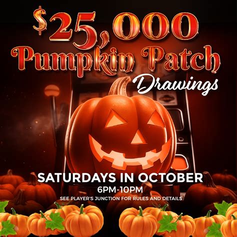 $25,000 Pumpkin Patch Drawings — The Pass Casino