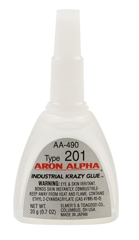 Aron Alpha Type 201 (2 cps viscosity) Regular Set Instant Adhesive 20 g ...