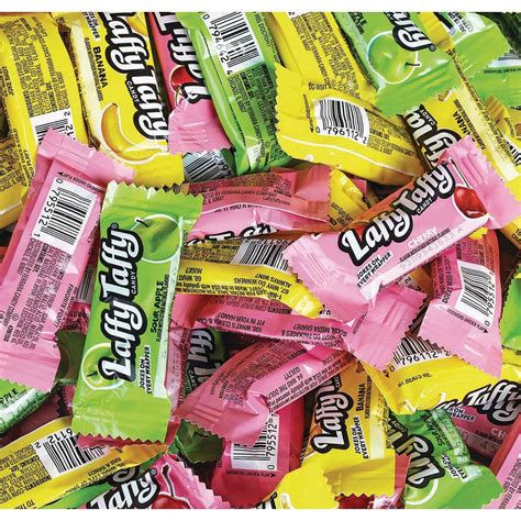 Laffy Taffy Chewy, Tangy, and Tasty Mini Taffy Individually Wrapped ...