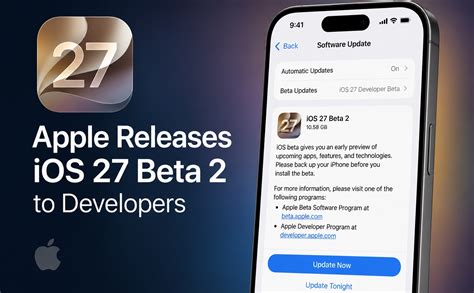 Apple Releases iOS 27 Beta 2 to Developers - iOS Hacker