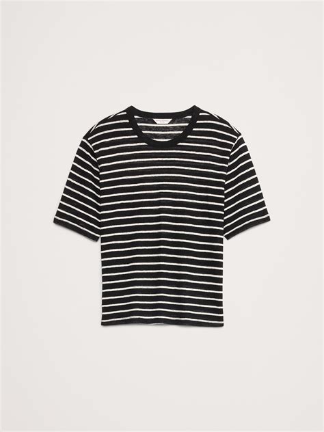 Relaxed Linen T-Shirt | Banana Republic