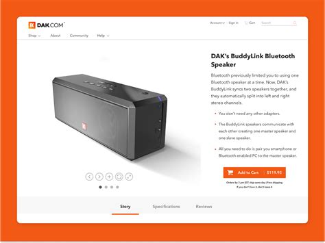 DAK · E-Commerce Website by WonderLab on Dribbble