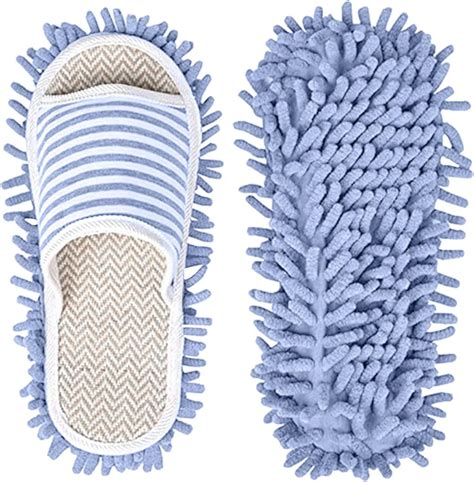 Amazon.com: Washable Mop Slippers, Mop Shoes for Floor Cleaning ...