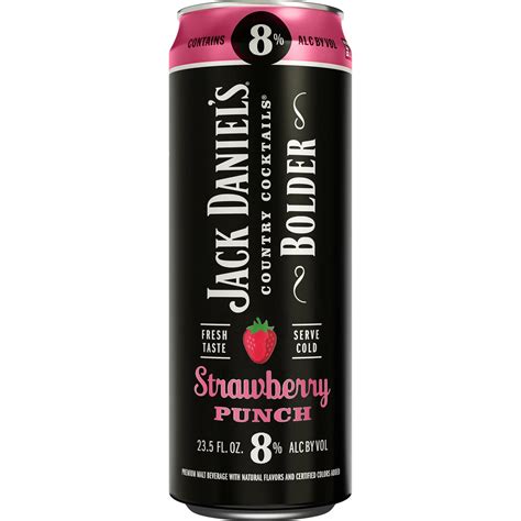 Jack Daniels Country Cocktails Bolder - Strawberry Punch - Shop Beer at ...