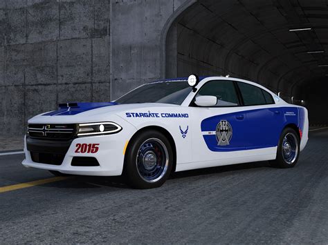 2015 Dodge Charger Pursuit - Stargate Command 3D Render by Ptrope