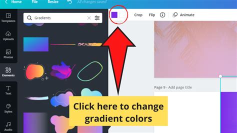How to Make Gradient in Canva 的图像结果