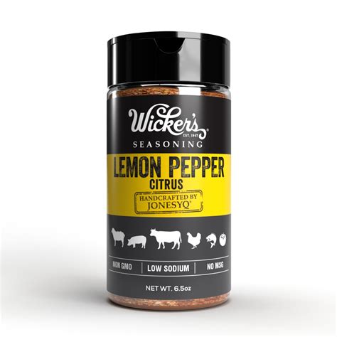 Lemon Pepper Citrus Rub | Wicker’s