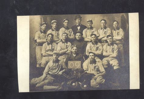 REAL PHOTO ST. PAUL SAINTS BASEBALL TEAM PLAYERS MINOR LEAGUE POSTCARD ...