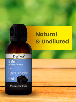 Buy Devinez Babchi Cold Pressed Oil, Bakuchi (Psoralea Corylifolia),100 ...