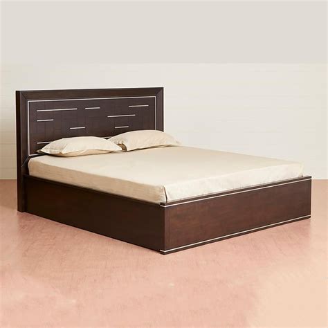 Buy Valencia Elvis Queen Size Bed With Hydraulic Box Storage - 150 x ...