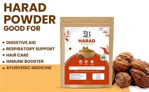 EarthBlend 100% Pure Haritaki Harad Powder 250 gm Natural Internal ...