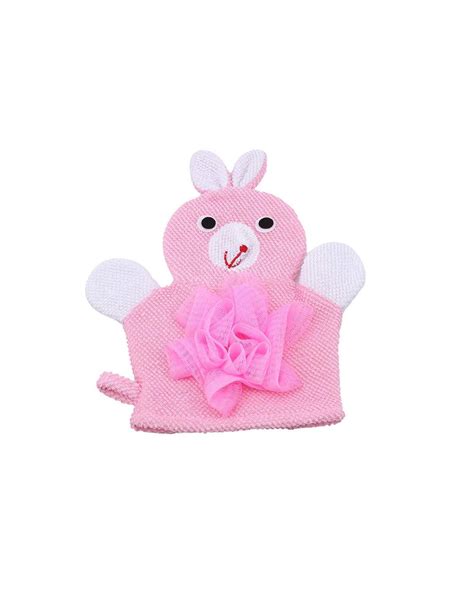 Syga Bunny Face & Hands Baby Sponge Loofah-Pink-Extra 5% Off – duckduckbaby